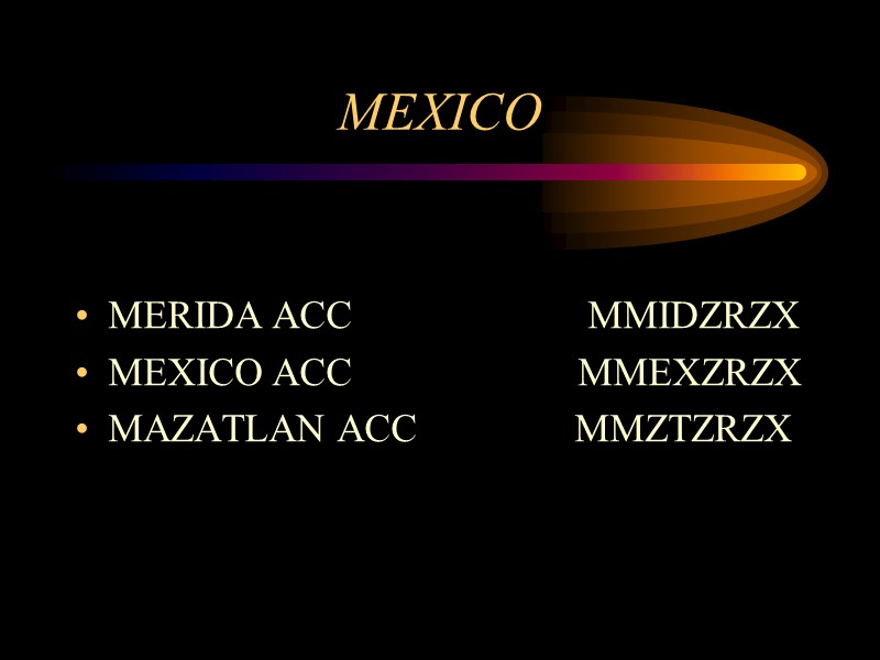 MEXICO MERIDA ACC           